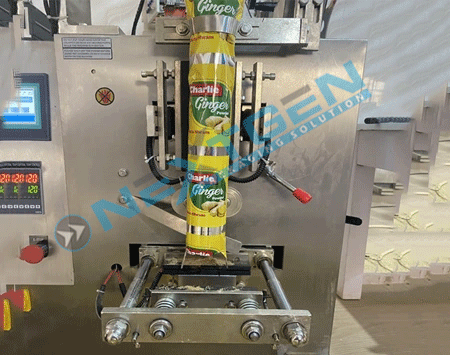 Servo Auger Type Collar Filling Machine